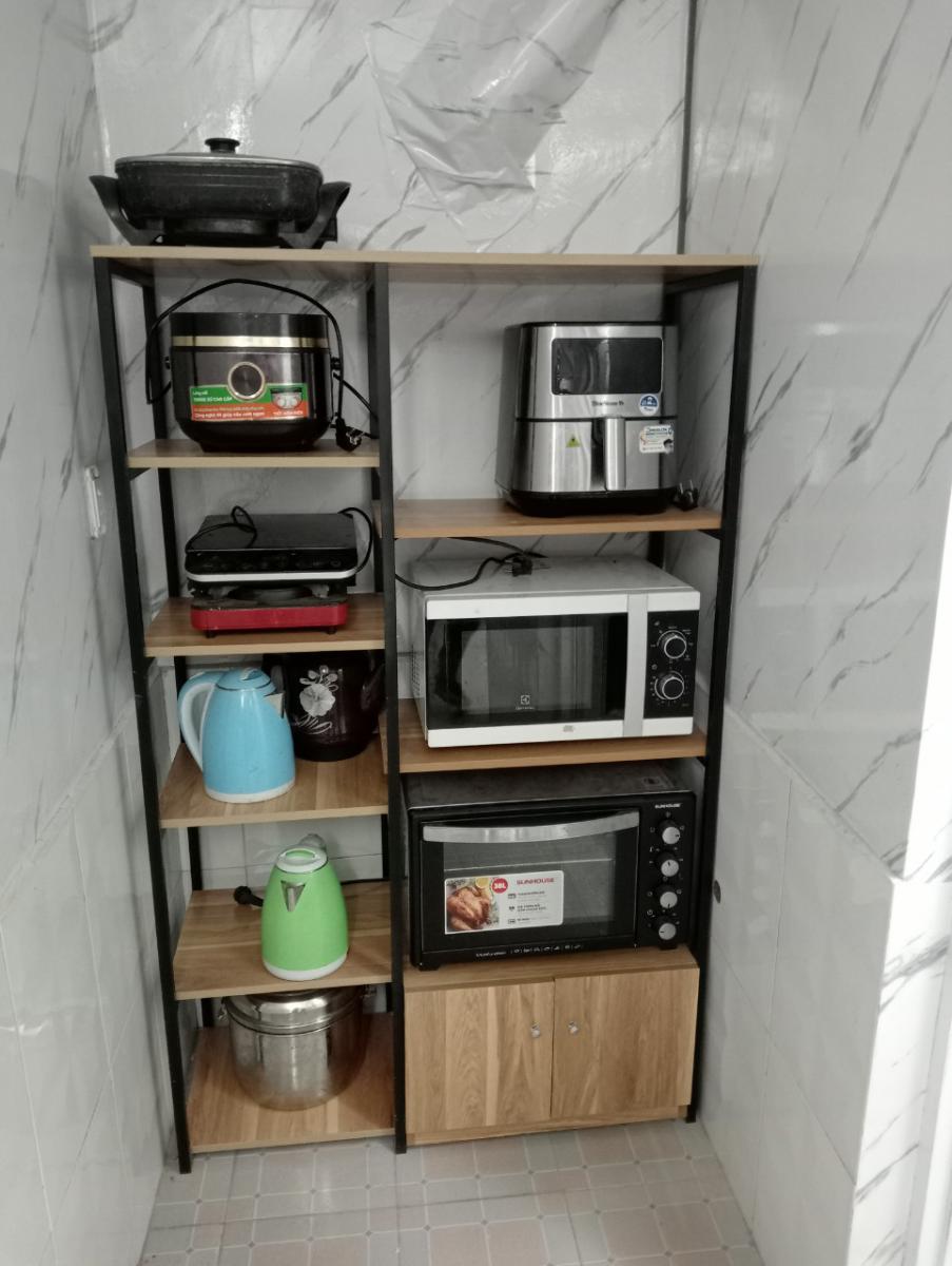 Kệ Lò Vi Sóng-Nồi Cơm Ngang 1m ,Cao 1m6 Hải Phòng