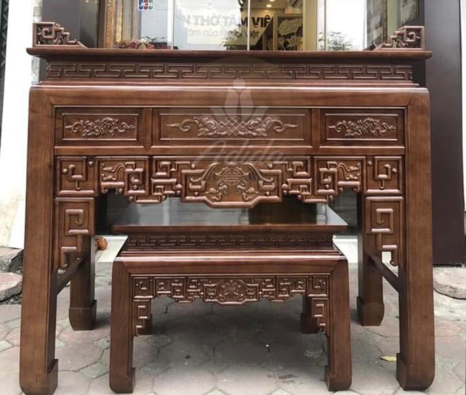 Bàn Thờ Gỗ Sồi Hải Phòng
